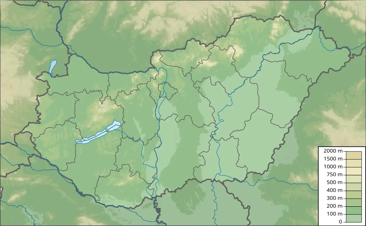 Érd is located in Hungary