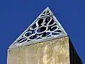 Bronze pyramidion on top of Obelisk