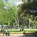 A mirror art installation in the southern end of Hyde Park (2013)