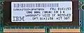SO-DIMM SDR 144pin 128MB ram chip by IBM