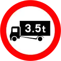 RUS 015 Maximum Gross Weight (Traffic Management)