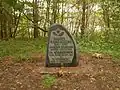 Mass grave of people killed in World War II