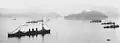 In the Inland Sea with destroyer flotilla, 1920s