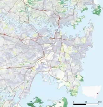 Middle Head Fortifications is located in inner Sydney