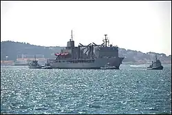 Aditya arriving at Toulon, France