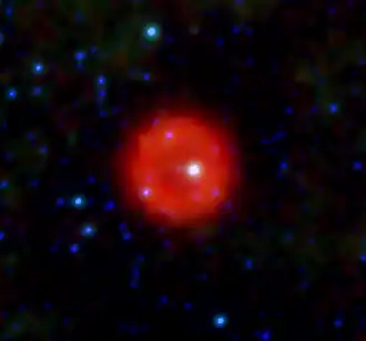 Infrared image from WISE