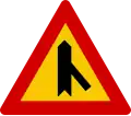 From the right