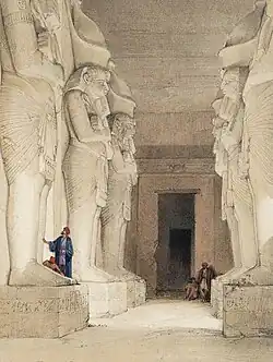 An Egyptian temple