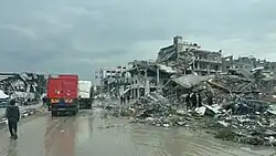 Ruins of Jabalia, in February 2025