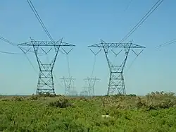 Parallel single-circuit lines
