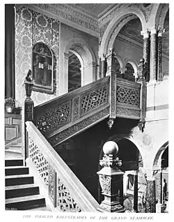 The Grand Staircase – balustrades