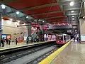 Inbound T Third Street train at Church station, 2017