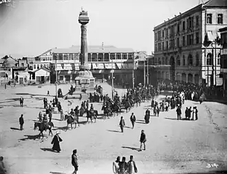 Indian Cavalry enters Damascus