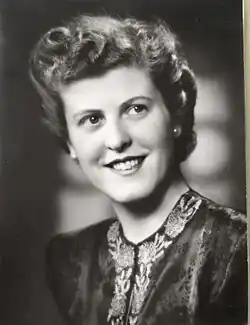 Inga-Britt Fredlund circa 1949.