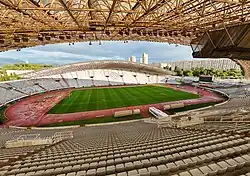 Image 53Poljud stadium in Split, with the seating capacity of 34,000, it is the biggest stadium in Croatia (from Culture of Croatia)