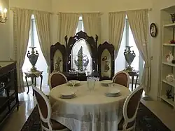 Inside the Ahmad Shahi Pavilion