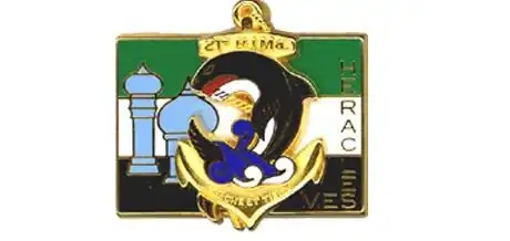 21e RIMa insignia in French task force Héracles.