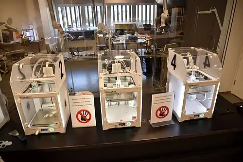 Ultimaker 3D printers of the second floor