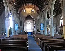 Interior of St Mary's, the parish church