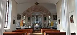 Interior view of the Church of the Immaculate Conception