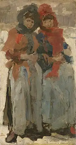 Two Girls in the Snow, 1894, Rijksmuseum