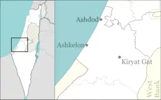 Gevim is located in Ashkelon region of Israel