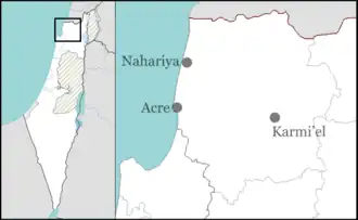 Bayt Jann is located in Northwest Israel