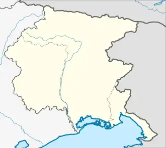 Osoppo is located in Friuli-Venezia Giulia