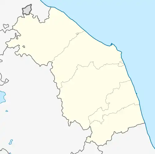 Falerone is located in Marche