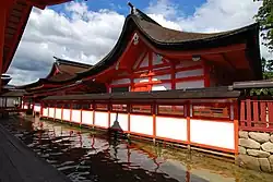 Itsukushima Shrine Honden, Hatsukaichi, Hiroshima Built in 1168