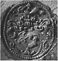 Seal Jónás Okolicsányi 1782