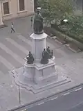 Statue of Edward VII in front of the Institute Building