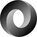The JSON logo is a Möbius strip.