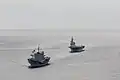 JS Hyūga sails with USS&nbsp;Blue Ridge during Exercise Freedom Edge, 16 September 2025