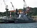 JS Chōkai and JS&nbsp;Kurama on 2 September 2011