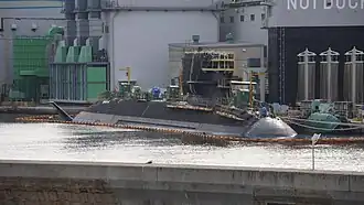 JS Seiryū at Kobe on 23 October 2016.