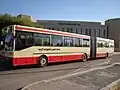 Transportation buses are used in the 11&nbsp;km2 university campus.