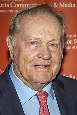 Jack Nicklaus; professional golfer and course designer.