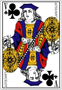 Jack of clubs: Lancelot du Lac