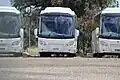 Three of Jacobsons Coach Tours Scania K320IB Higer A30's