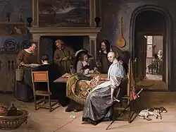 The Card Players in an Interior, c. 1660, Rose-Marie and Eijk van Otterloo Collection