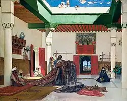 Marchand de tapis à Tanger (1883) Private collection
