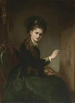 Jennie Byrd Bryan by George Peter Alexander Healy, an 1874 portrait of Bryan's daughter, which is now in the collection of the Virginia Museum of Fine Arts