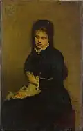 Jeune Fille au chat
