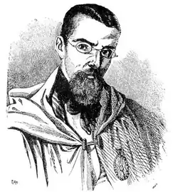 Engraving of Joaquín in 1848