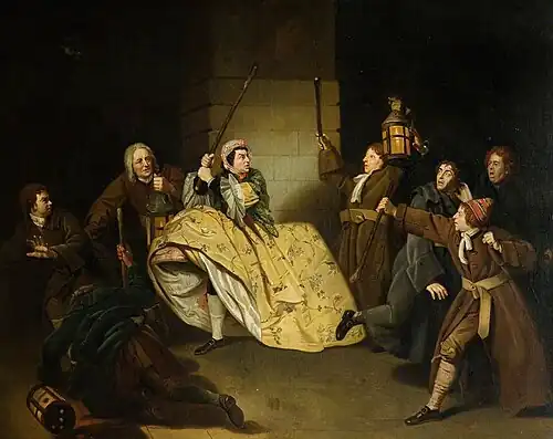 David Garrick in The Provoked Wife (1765)
