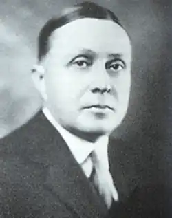 Black-and-white portrait of Sampson