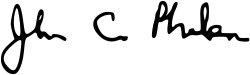 Cursive signature of John C. Phelan
