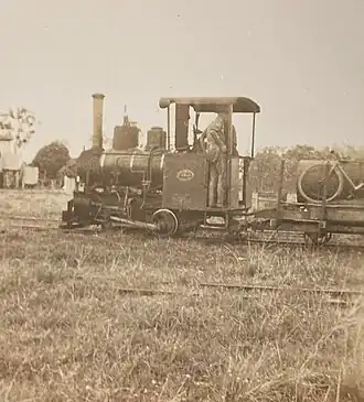 John Fowler narrow-gauge steam locomotive of Rocky Point sugar mill