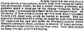 Part of a news clipping discussing how George Nichols looked at John Picayune Butler and "Corn Meal" as inspiration to begin singing "Jim Crow" in blackface. 24 November 1860 in the New York Clipper.